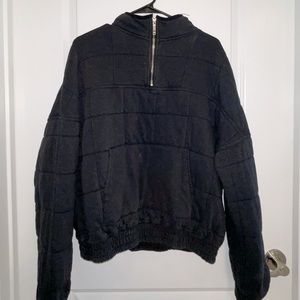 Quilted pull over